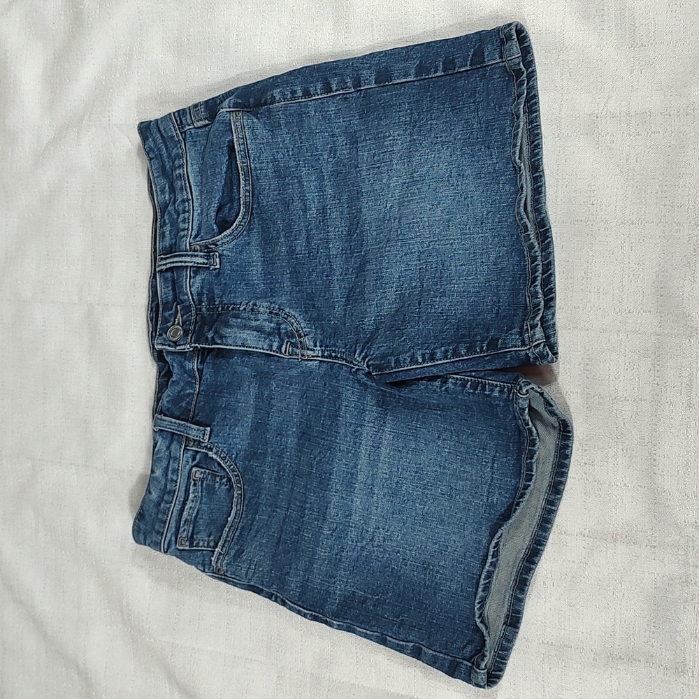 Lucky Brand The Roll Up Denim Jean Shorts Summer Womens Size 4/27 - Picture 1 of 10